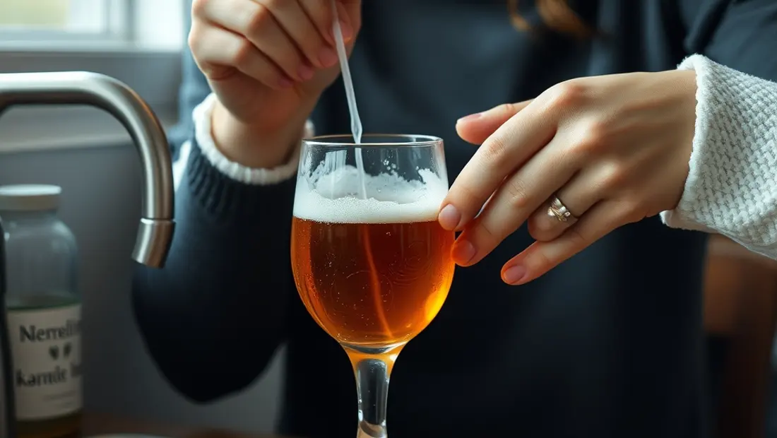 Nettoyage des verres à bière