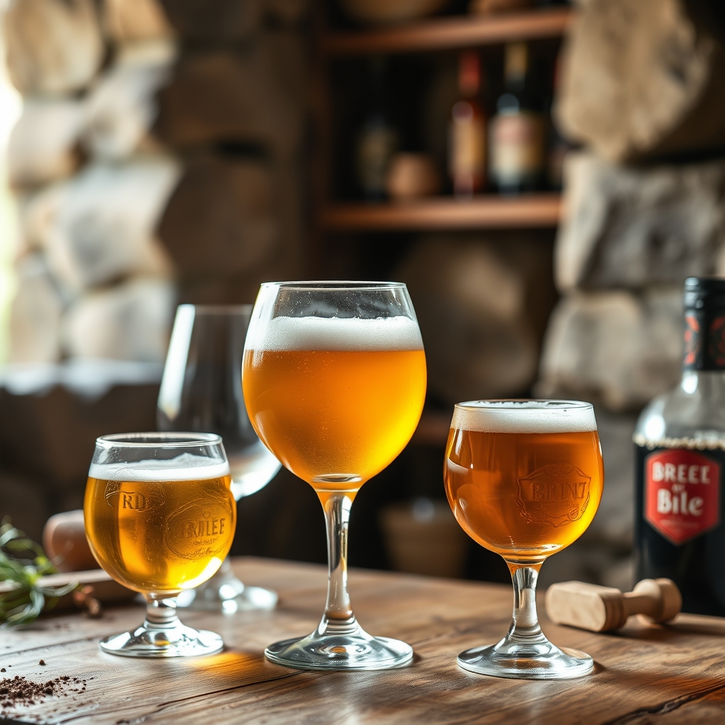 Découvrez les 5 avantages de la verrerie en verre pour la bière : améliorez votre expérience de dégustation