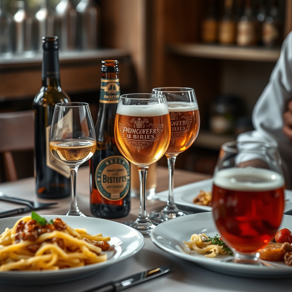 Le mariage de bière artisanale avec des plats — Comment servir une bière artisanale